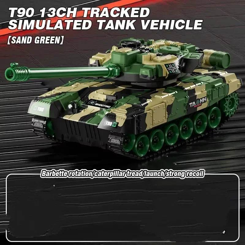 Премиум функция за стрелба с танк с дистанционно управление за момчета - ToylandEU