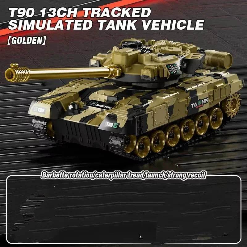 Премиум функция за стрелба с танк с дистанционно управление за момчета - ToylandEU