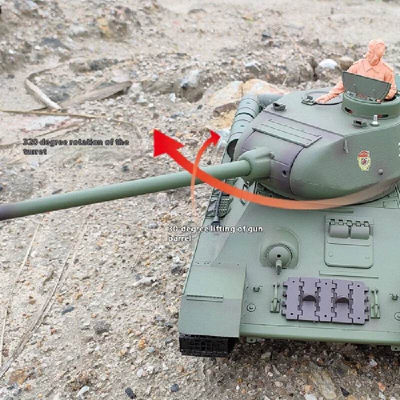 Premium Remote Control Tank T34 BB Shooting For Hobbyists - ToylandEU