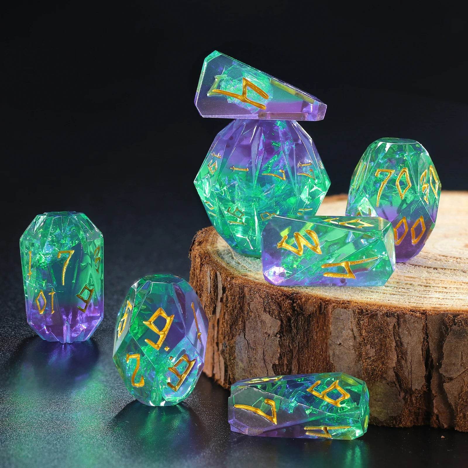 Premium Resin Dice Set with Stonehenge Design for Dungeons and Dragons Role Playing Games - ToylandEU