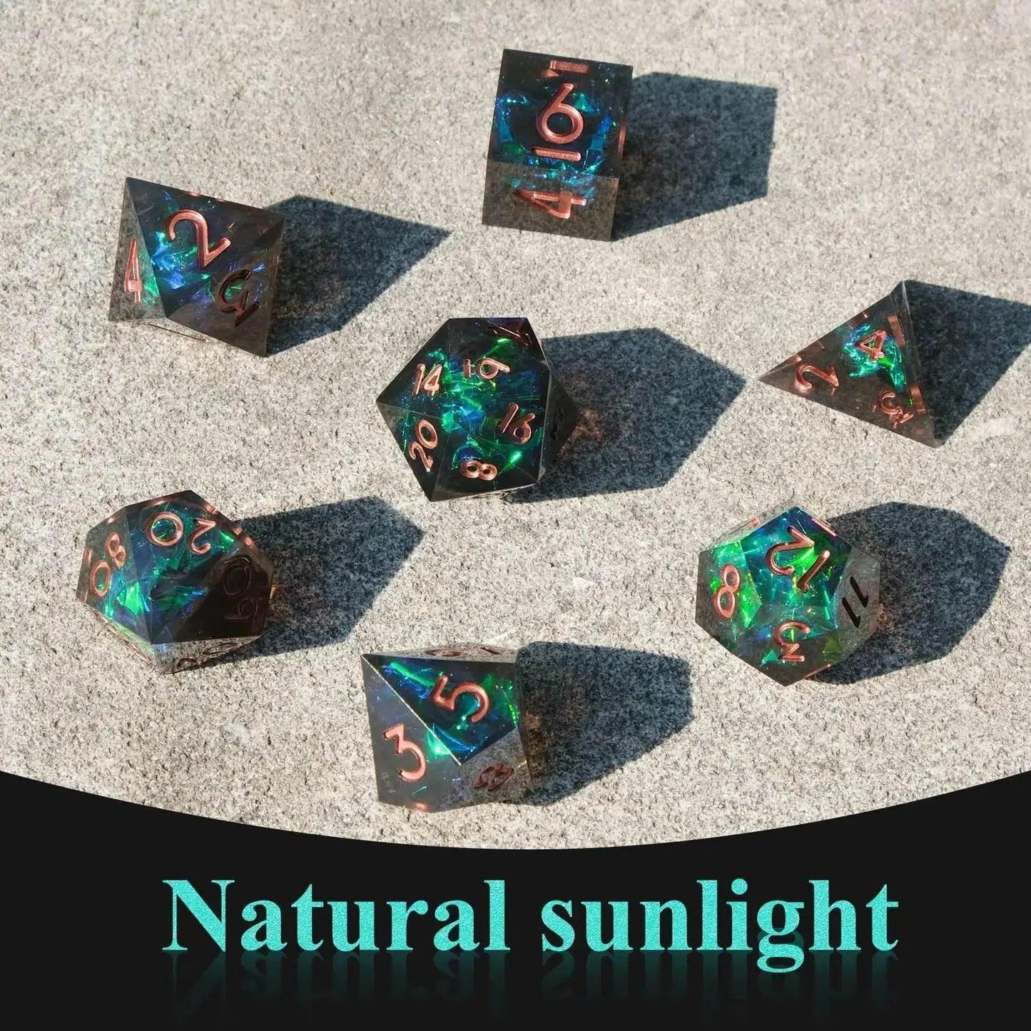  Premium Resin Sharp Edge Dice Set for Dungeons and Dragons -  ToylandEU™