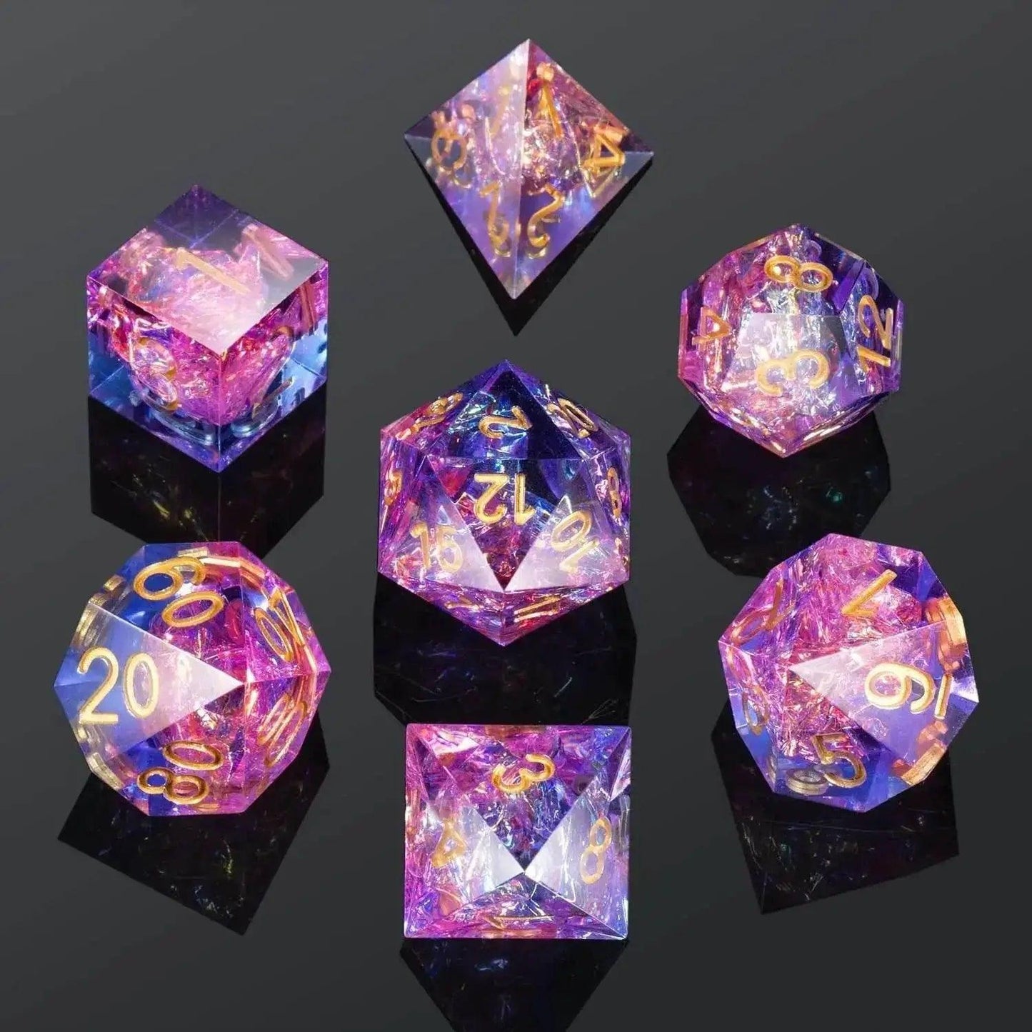  Premium Resin Sharp Edge Dice Set for Dungeons and Dragons -  ToylandEU™