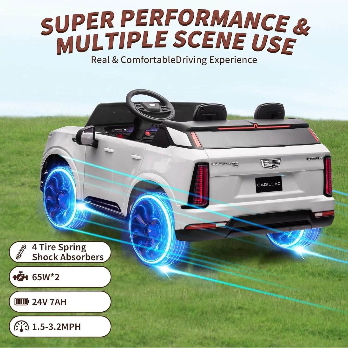Premium Ride On Car 24V Remote Control 2 Seater For Kids - ToylandEU