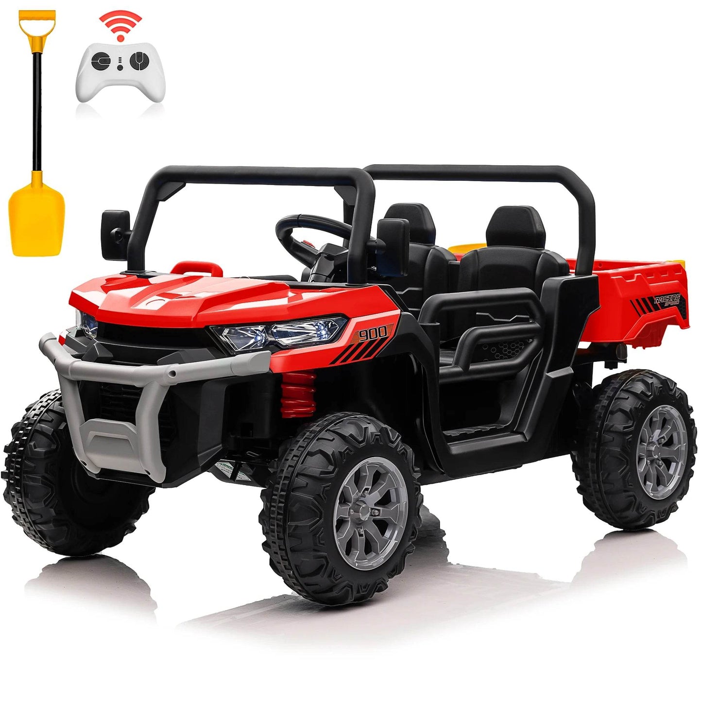 Premium Ride On Dump Truck 2 Seater Remote Control For Kids - ToylandEU