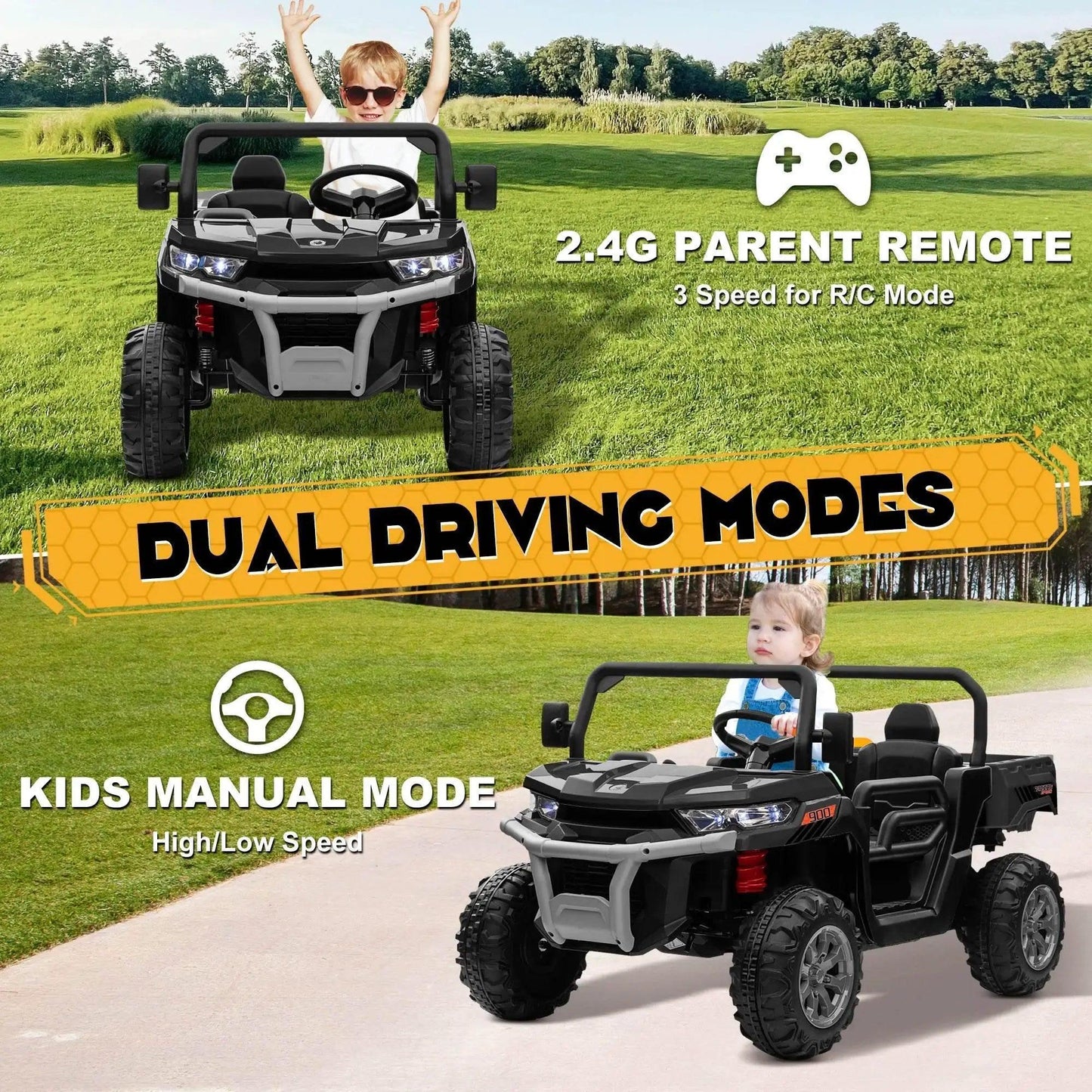  Premium Ride On Dump Truck Remote 24V Toyland EU -  ToylandEU™