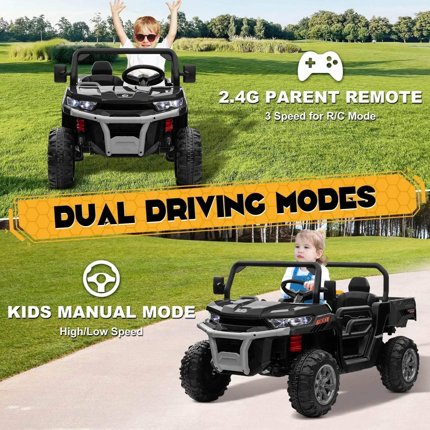  Premium Ride On Dump Truck Remote 24V Toyland EU -  ToylandEU™