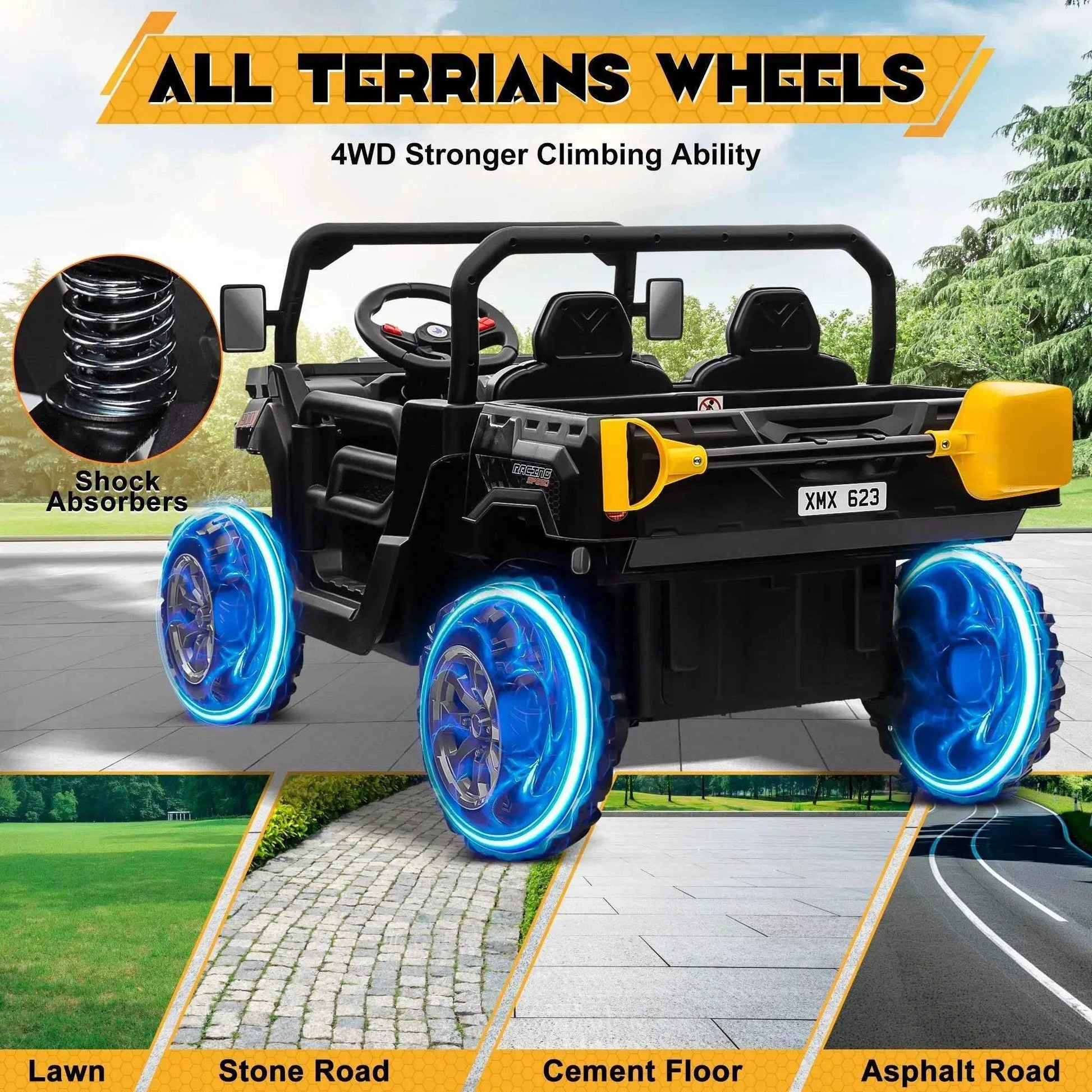  Premium Ride On Dump Truck Remote 24V Toyland EU -  ToylandEU™