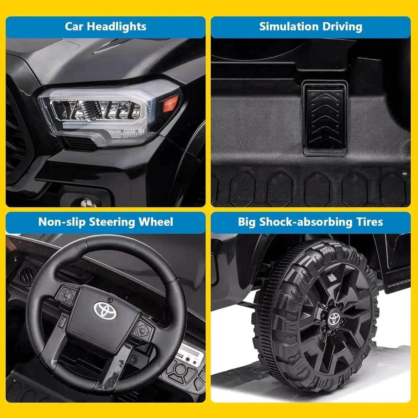  Premium Ride On Truck 12V LED Remote Control Toyland EU -  ToylandEU™