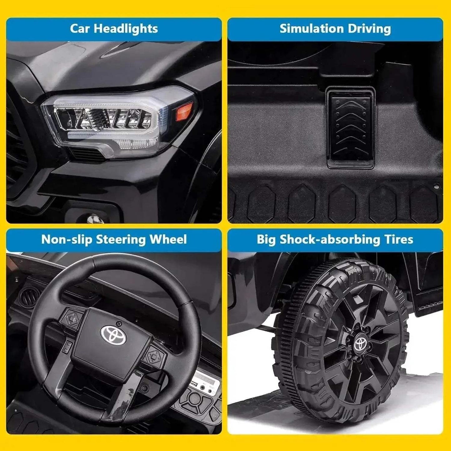  Premium Ride On Truck 12V LED Remote Control Toyland EU -  ToylandEU™