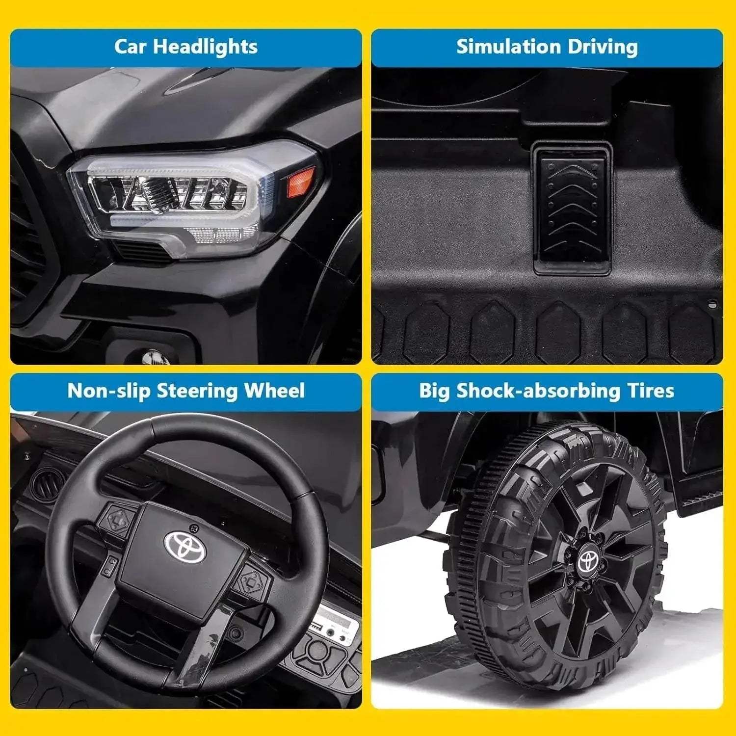  Premium Ride On Truck 12V LED Remote Control Toyland EU -  ToylandEU™