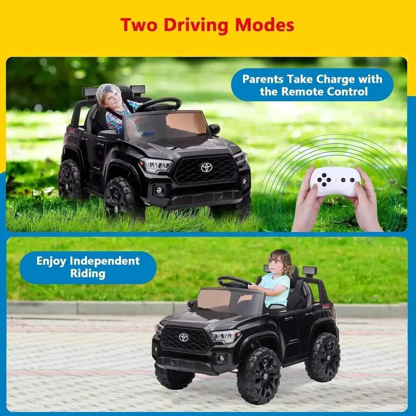 Premium Ride On Truck 12V LED Remote Control Toyland EU -  ToylandEU™