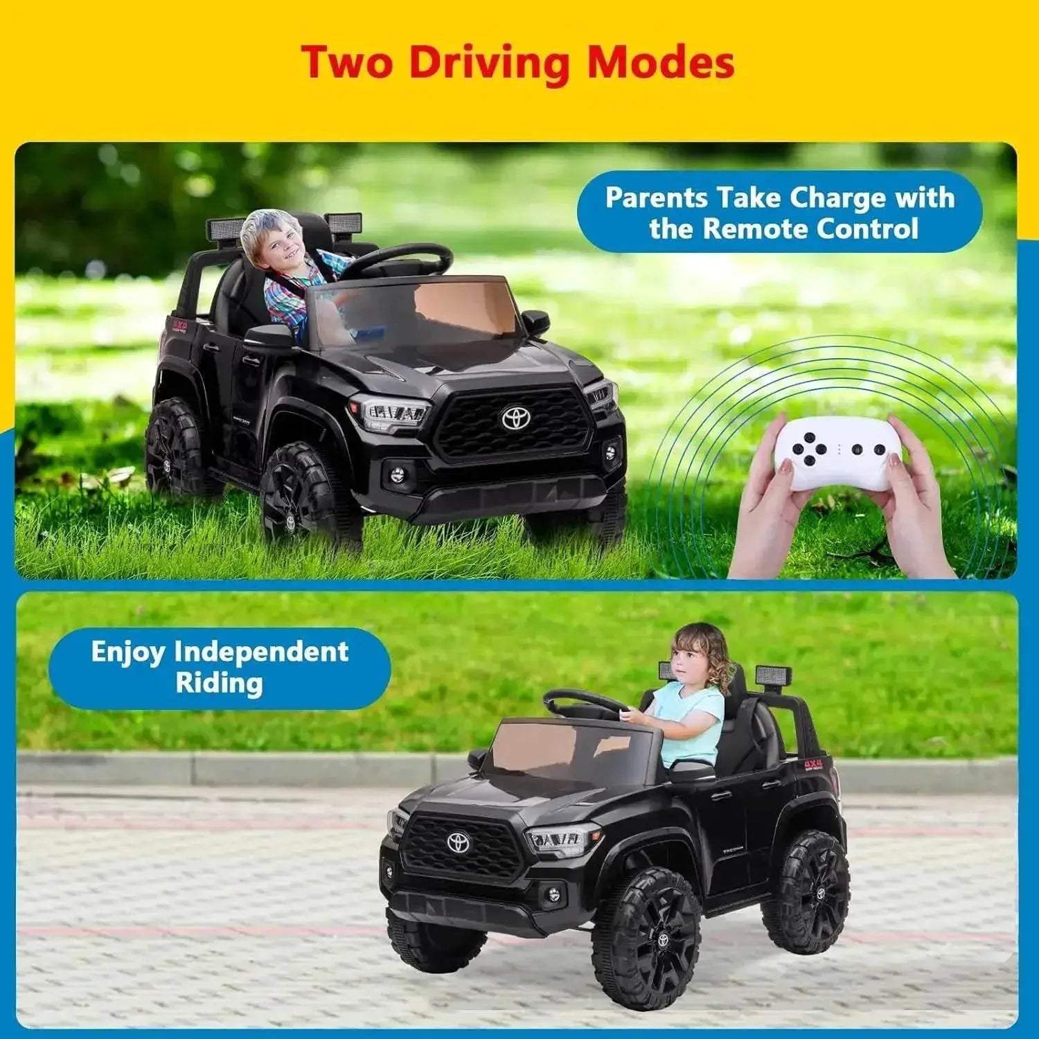  Premium Ride On Truck 12V LED Remote Control Toyland EU -  ToylandEU™