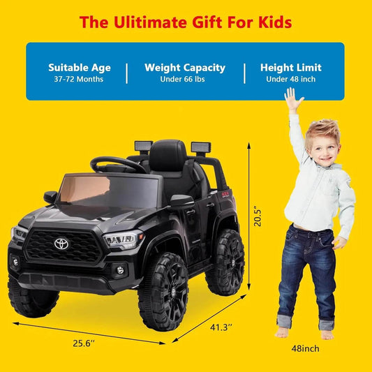 Premium Ride On Truck 12V Lights Remote Control For Kids - ToylandEU