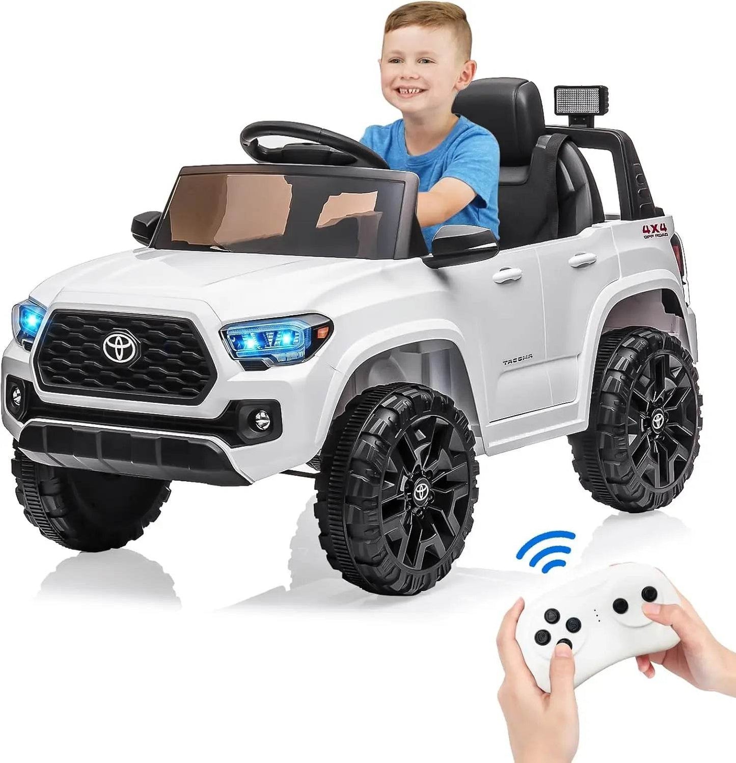 Premium Ride On Truck 12V Lights Remote Control For Kids - ToylandEU