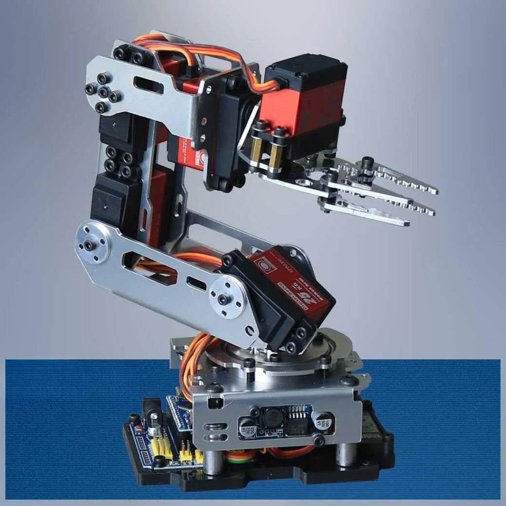 Premium Robot Arm App Controlled Six DOF Arduino Kit - ToylandEU