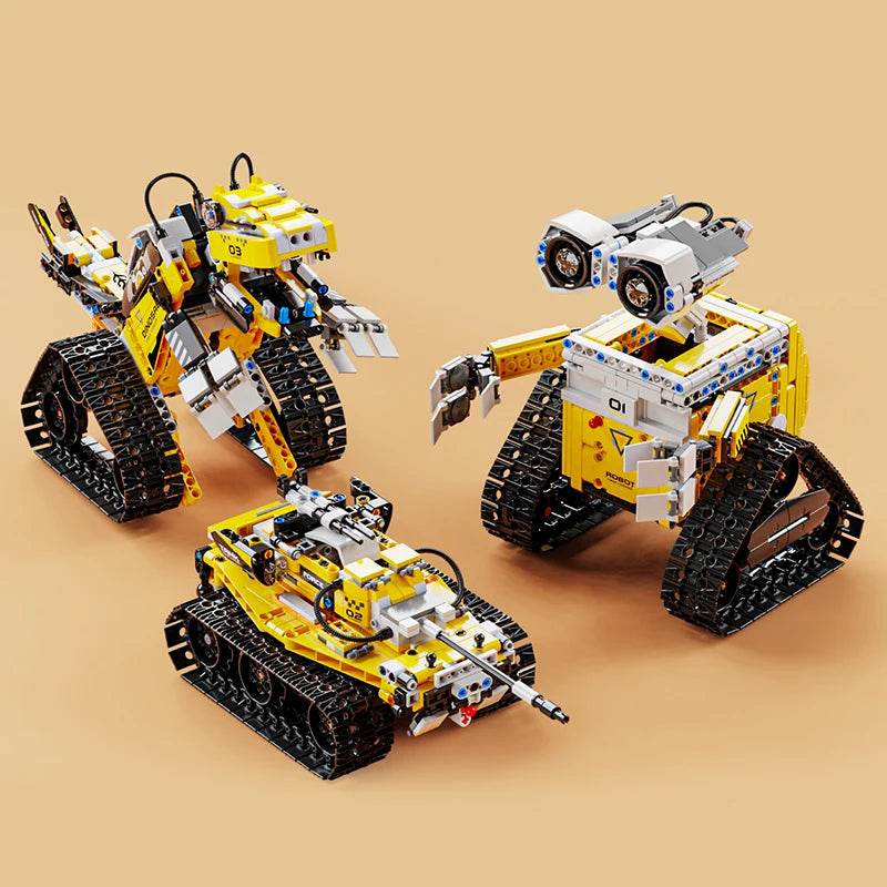 Premium Robot Building Blocks 3 In 1 Dinosaur Tank For Boys - ToylandEU