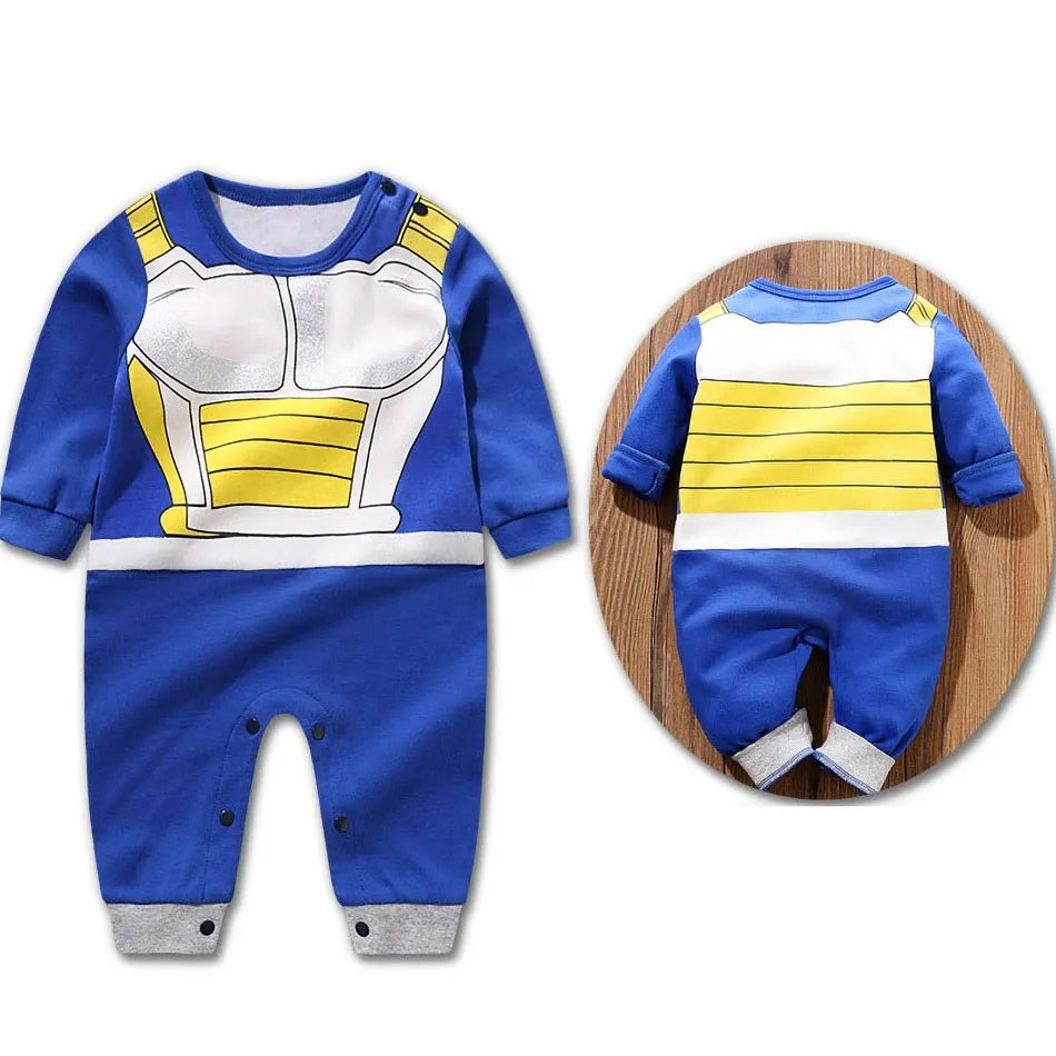 Premium Rompers Dragon Ball Z Inspired Anime Character Print For Infants And Kids Halloween Cosplay - ToylandEU