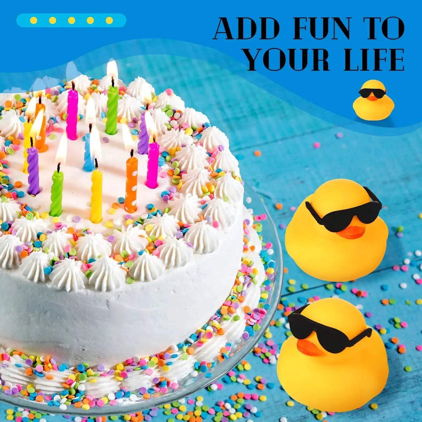  Rubber Duck Toys Squeak And Float For Pool Parties -  ToylandEU™