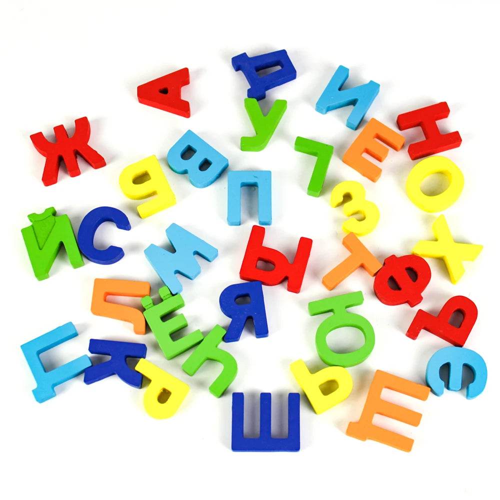 Premium Russian Alphabet Jigsaw 3D Puzzle For Preschoolers - ToylandEU
