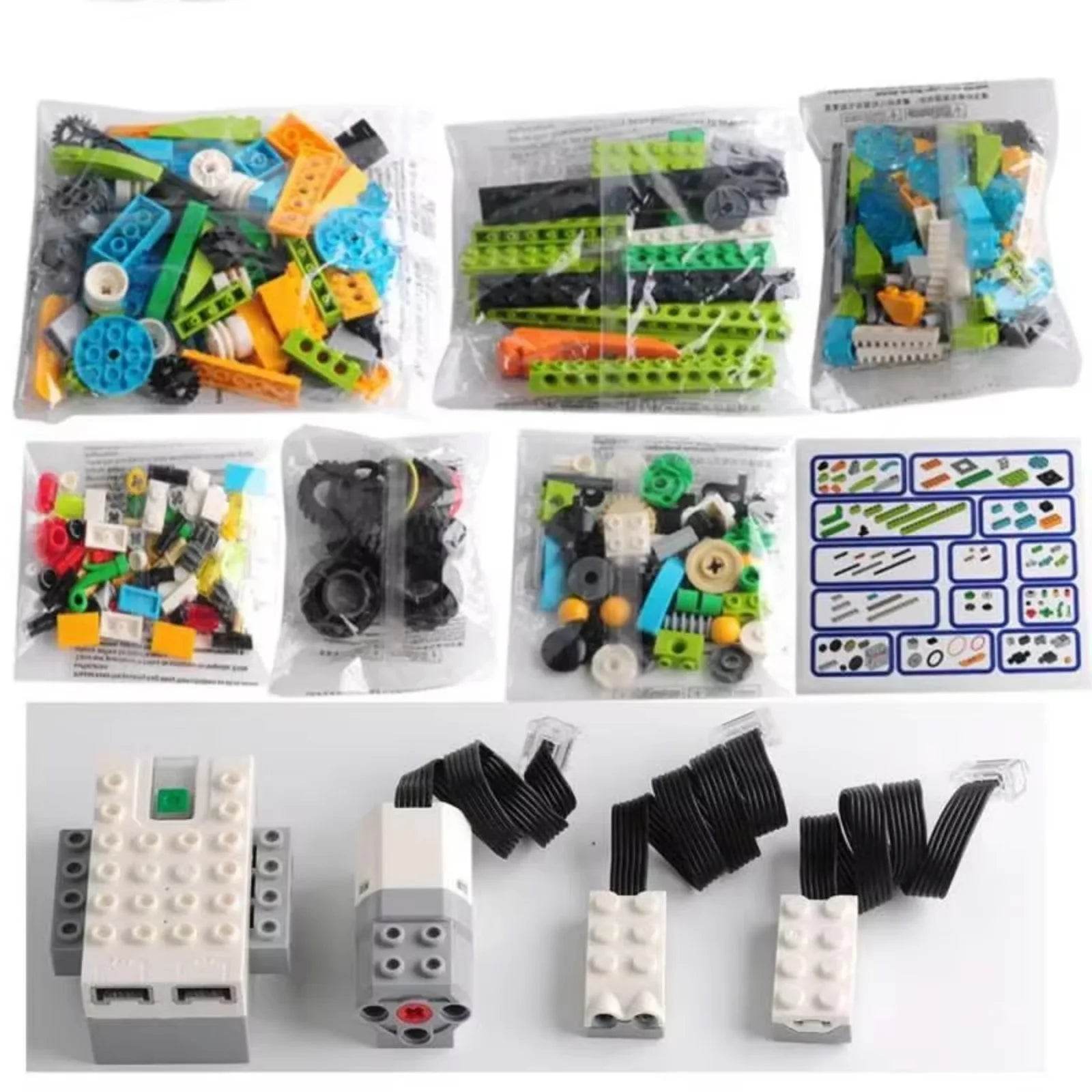 Premium STEM Educational Building Blocks Kit 280 Pieces with Electronic Sensors for Aspiring Young Programmers - ToylandEU