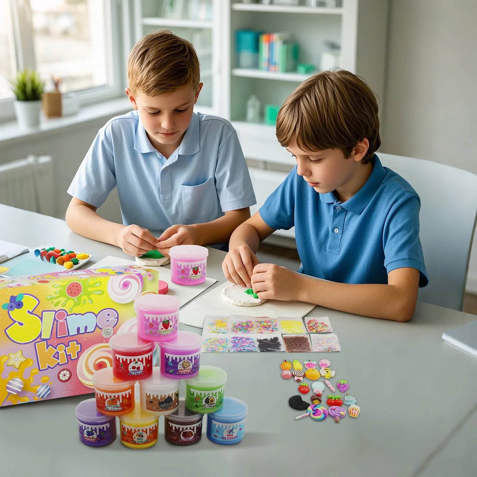 Premium Safe Slime Set 60ml 10 Pack For Kids 3 Plus - ToylandEU