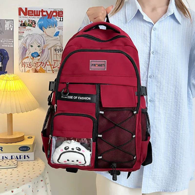 Premium School Backpack Japanese Style Large Capacity For Middle And High School Students Unisex Youth - ToylandEU