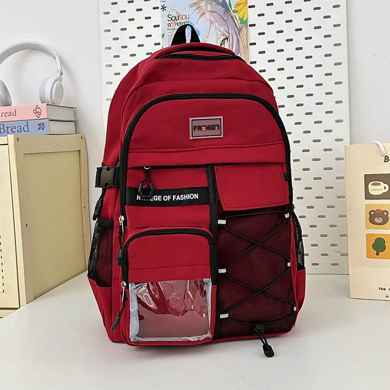 Premium School Backpack Japanese Style Large Capacity For Middle And High School Students Unisex Youth - ToylandEU