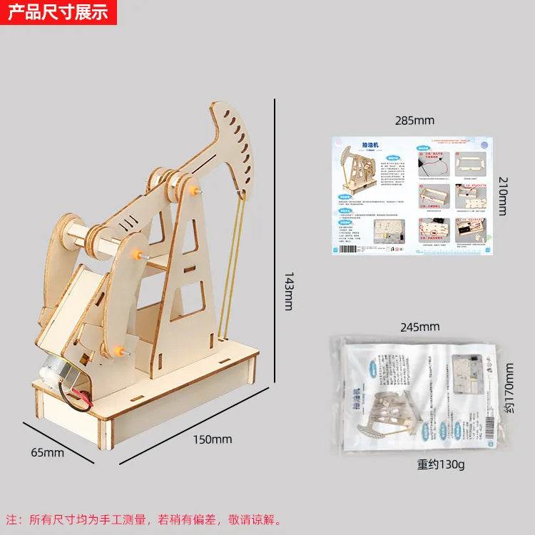Premium Science Toy Electric Oil Pumping Unit For Kids - ToylandEU