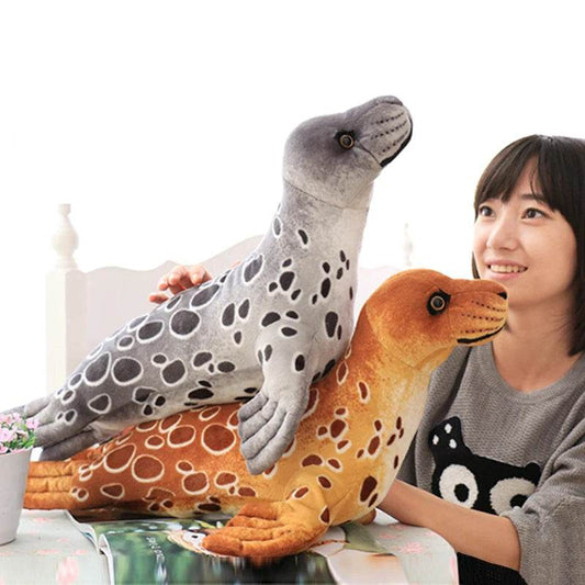 Premium Seal Plush Toy Lifelike Details For Home Decor - ToylandEU