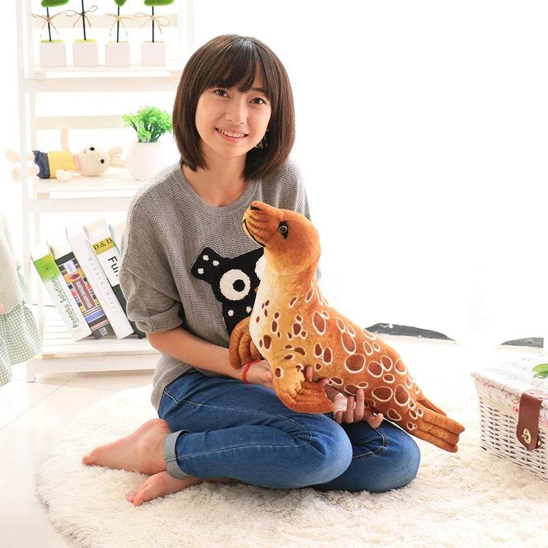 Premium Seal Plush Toy Lifelike Details For Home Decor - ToylandEU