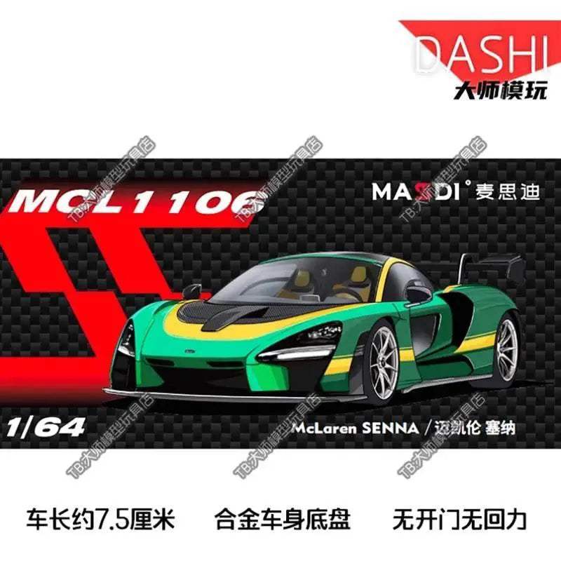  Premium Senna MCL Diecast Car Model 1 64 Toyland EU -  ToylandEU™