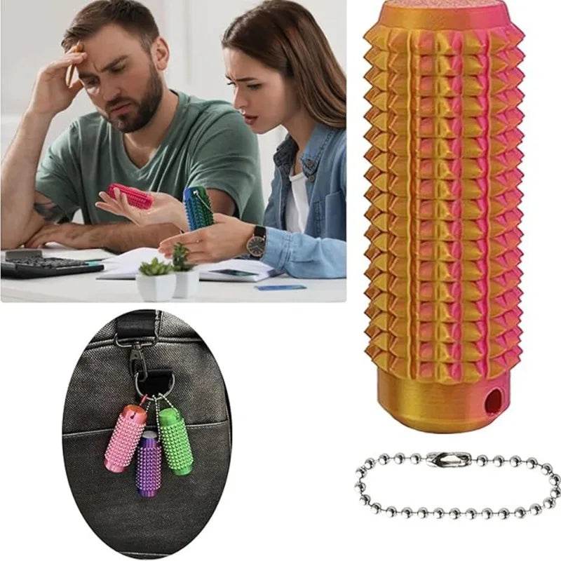 Premium Sensory Fidget Toy Key Pendant with Spiky Grip for Stress Relief and ADHD Support - ToylandEU