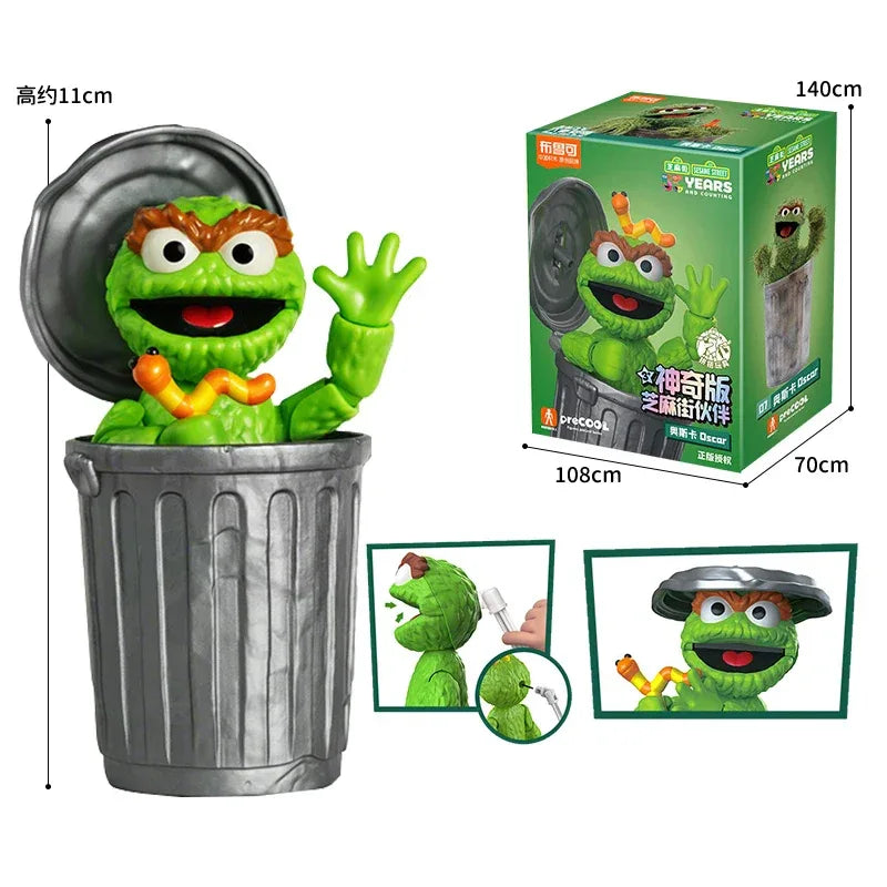Premium Sesame Street Building Block Figures Featuring Ernie Bert Elmo For Kids - ToylandEU