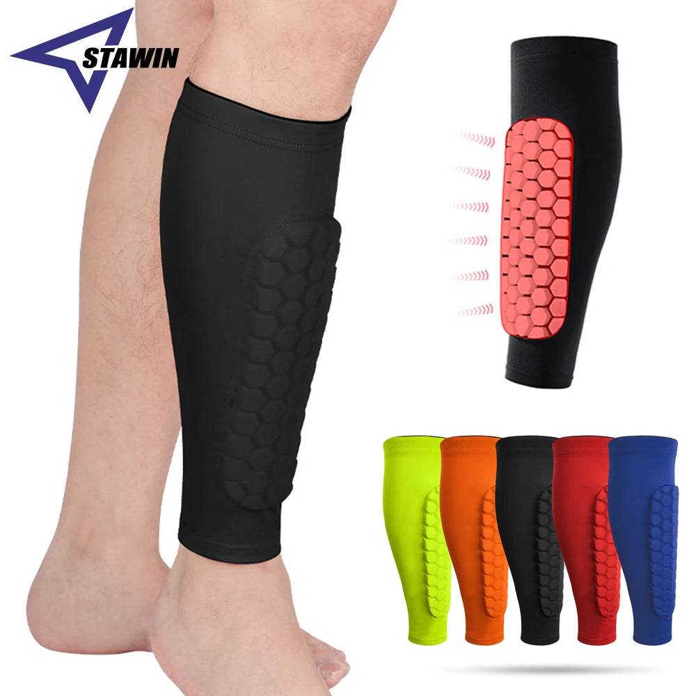 Premium Shin Guard Calf Sleeve With Honeycomb Pad For Soccer - ToylandEU