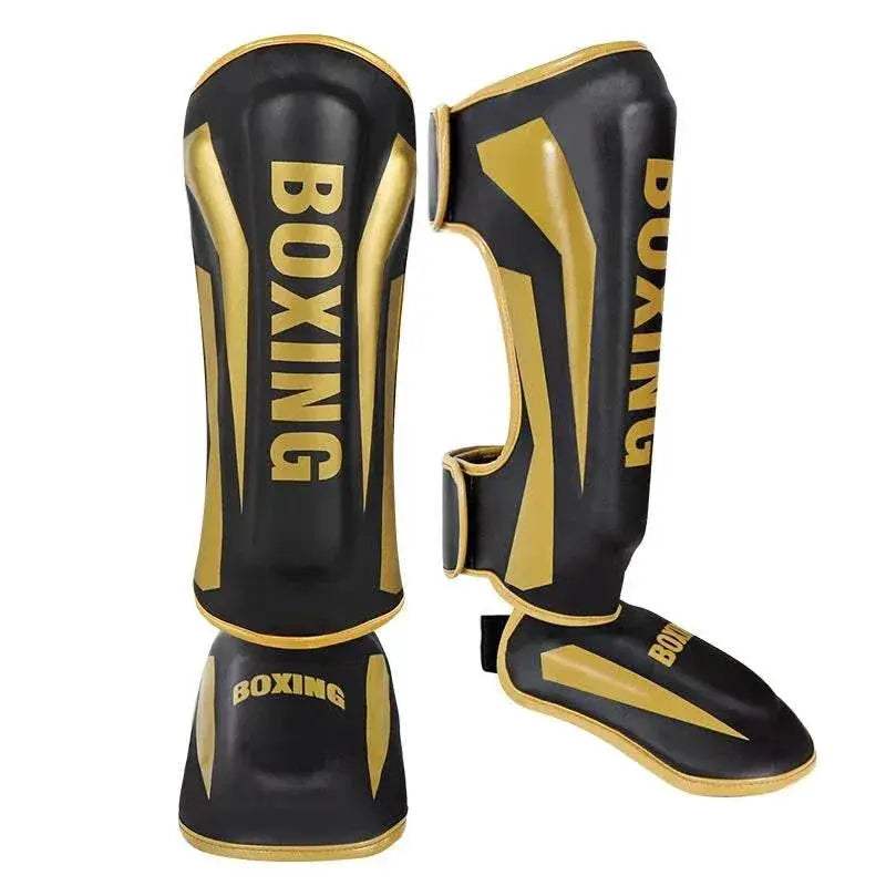 Premium Shin Guards PU Leather Instep Ankle For All Ages - ToylandEU