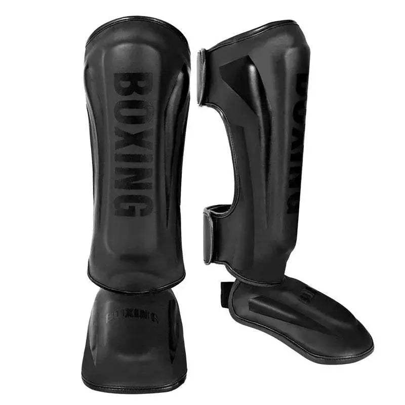 Premium Shin Guards PU Leather Instep Ankle For All Ages - ToylandEU