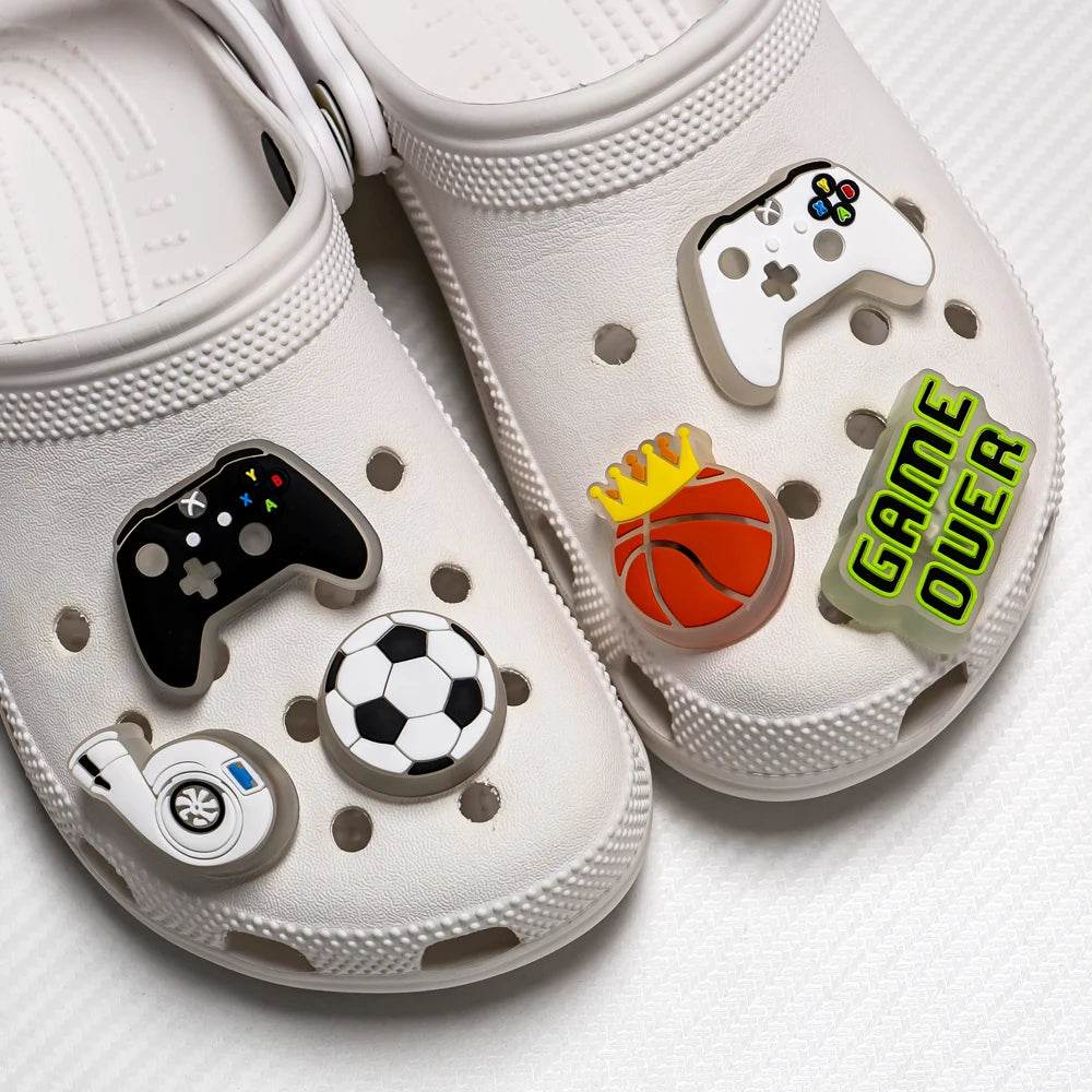 Premium Shoe Charms Pink Led Rainbow Flower For Nurses Moms - ToylandEU