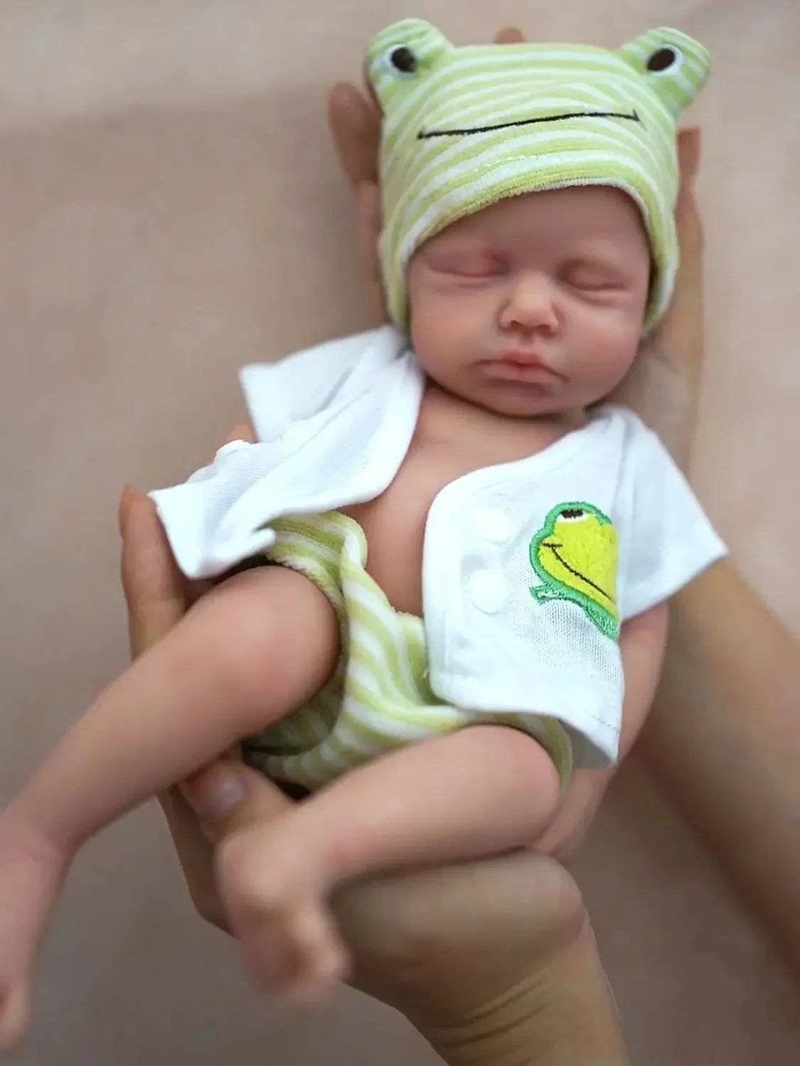 Premium Silicone Baby Doll Full Body Micro Preemie 12in Kids - ToylandEU