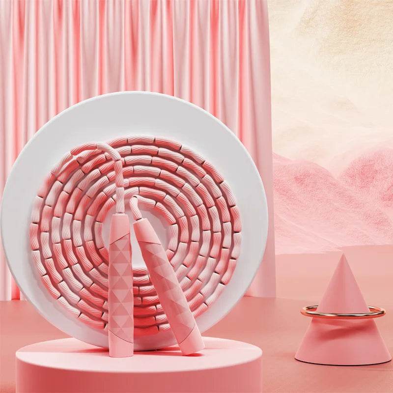 Premium Silicone Jump Rope with Adjustable Non-Tangle Design for Kids and Adults Home Fitness Training - ToylandEU