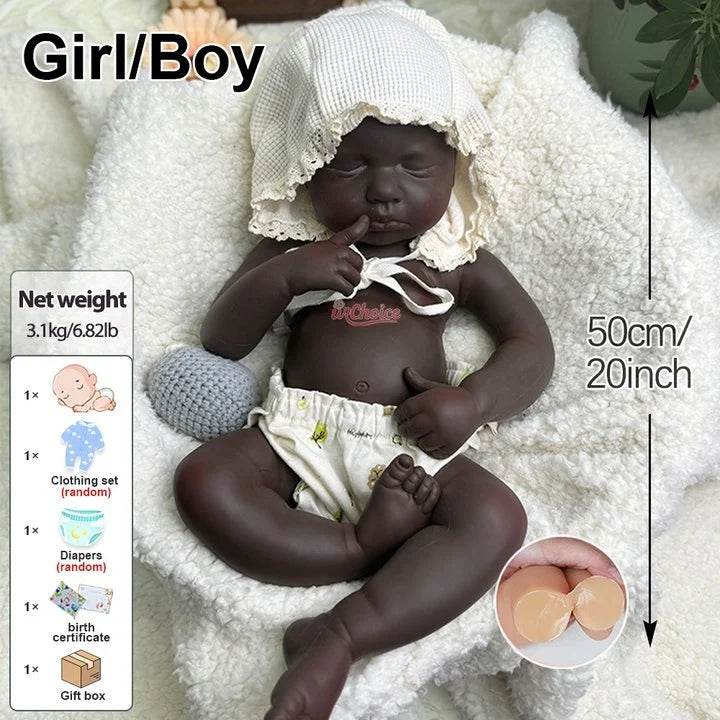 Premium Silicone Reborn Doll Authentic Hand Foot Lines Kids - ToylandEU