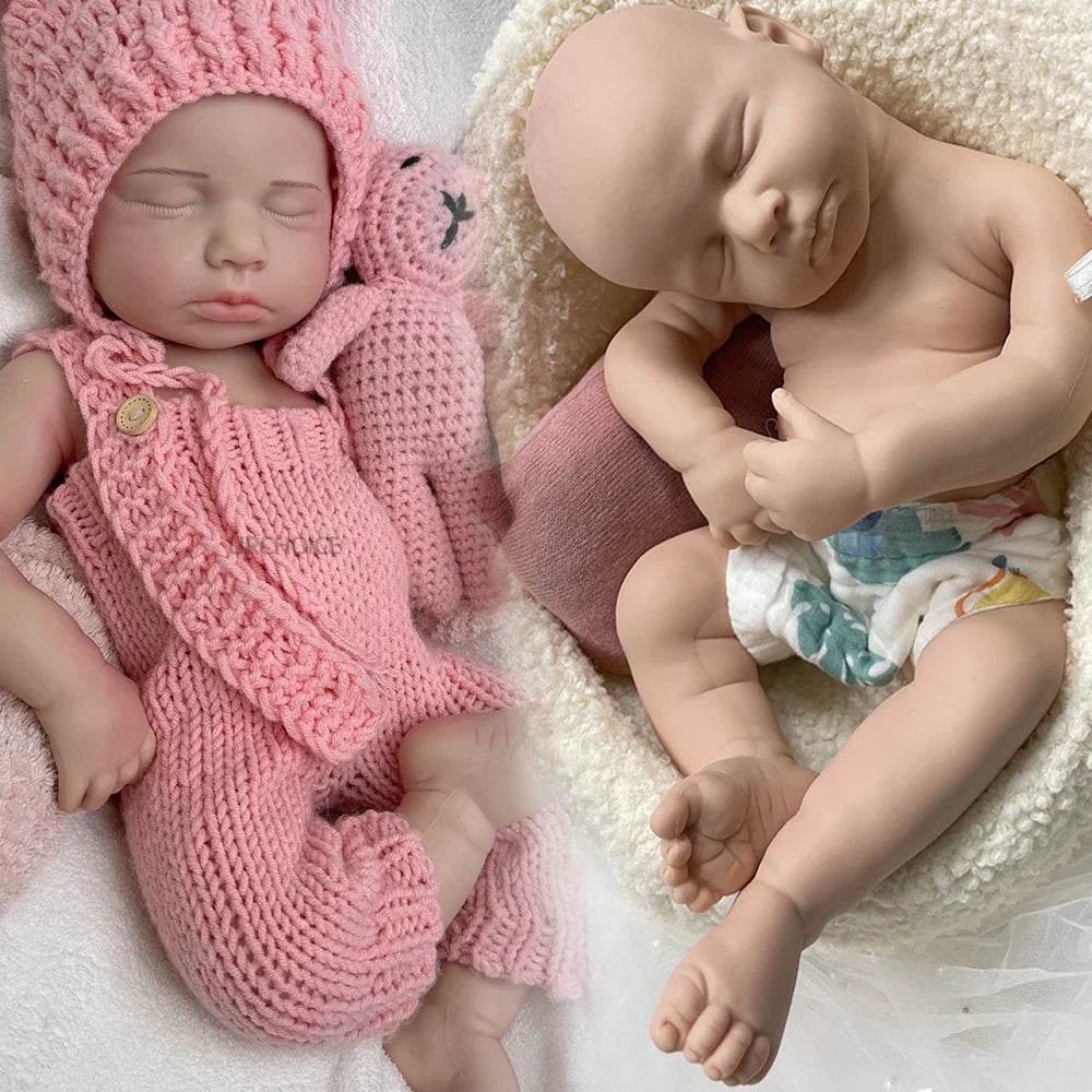 Premium Silicone Reborn Doll Authentic Hand Foot Lines Kids - ToylandEU