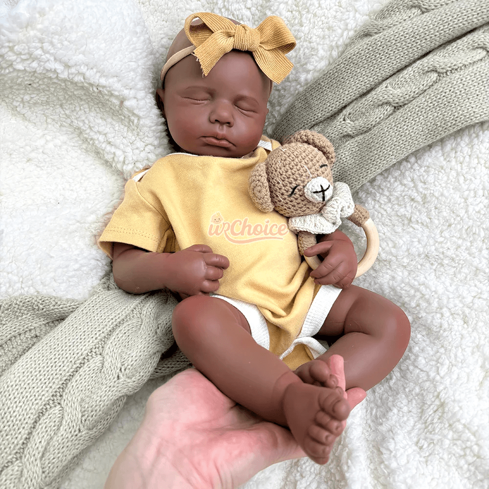 Premium Silicone Reborn Doll Authentic Hand Foot Lines Kids - ToylandEU