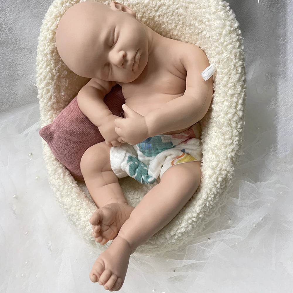 Premium Silicone Reborn Doll Authentic Hand Foot Lines Kids - ToylandEU
