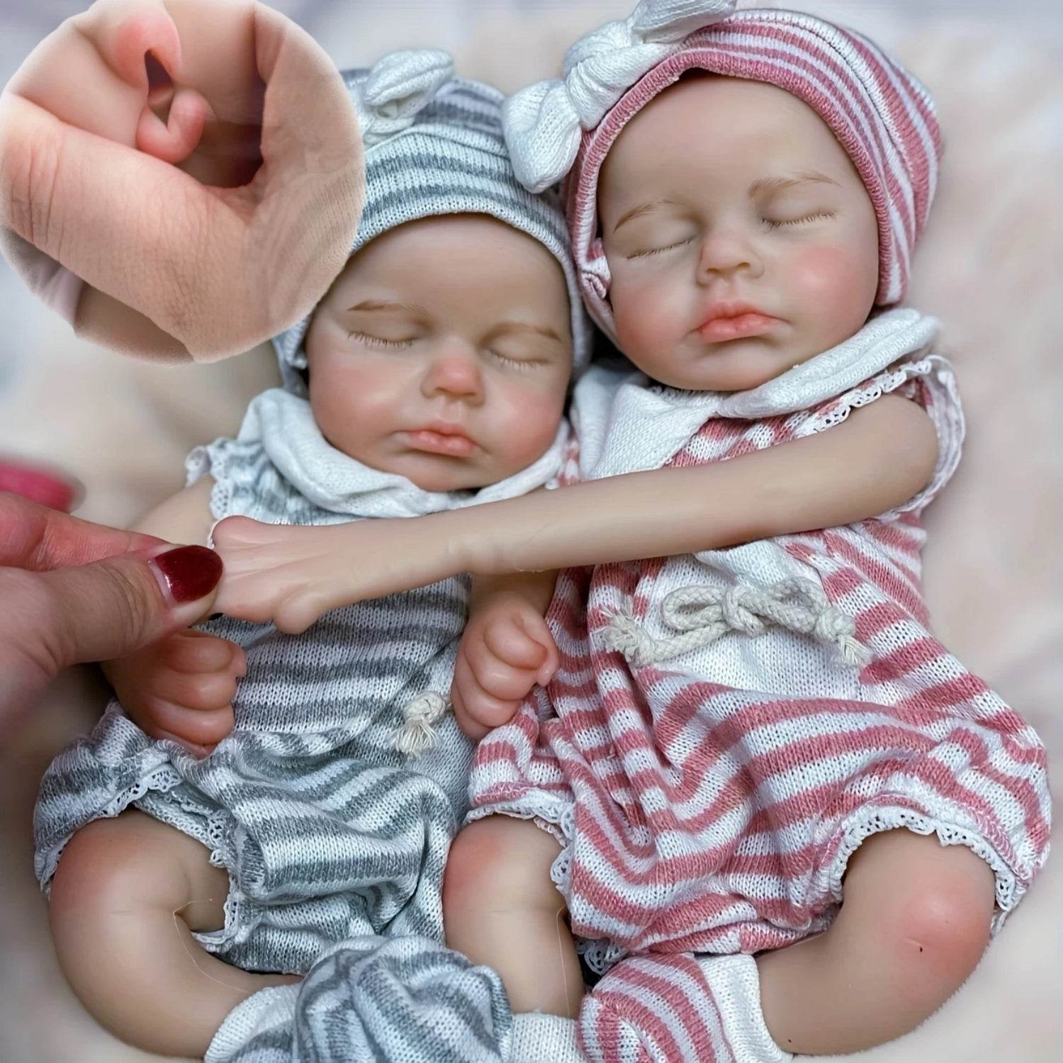 Premium Silicone Reborn Doll Can Open Mouth For Collectors - ToylandEU