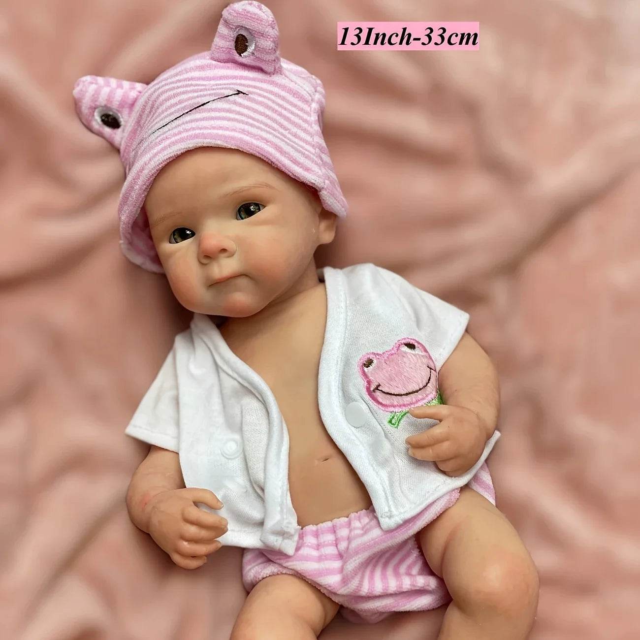 Premium Silicone Reborn Doll Open Mouth For Collectors - ToylandEU