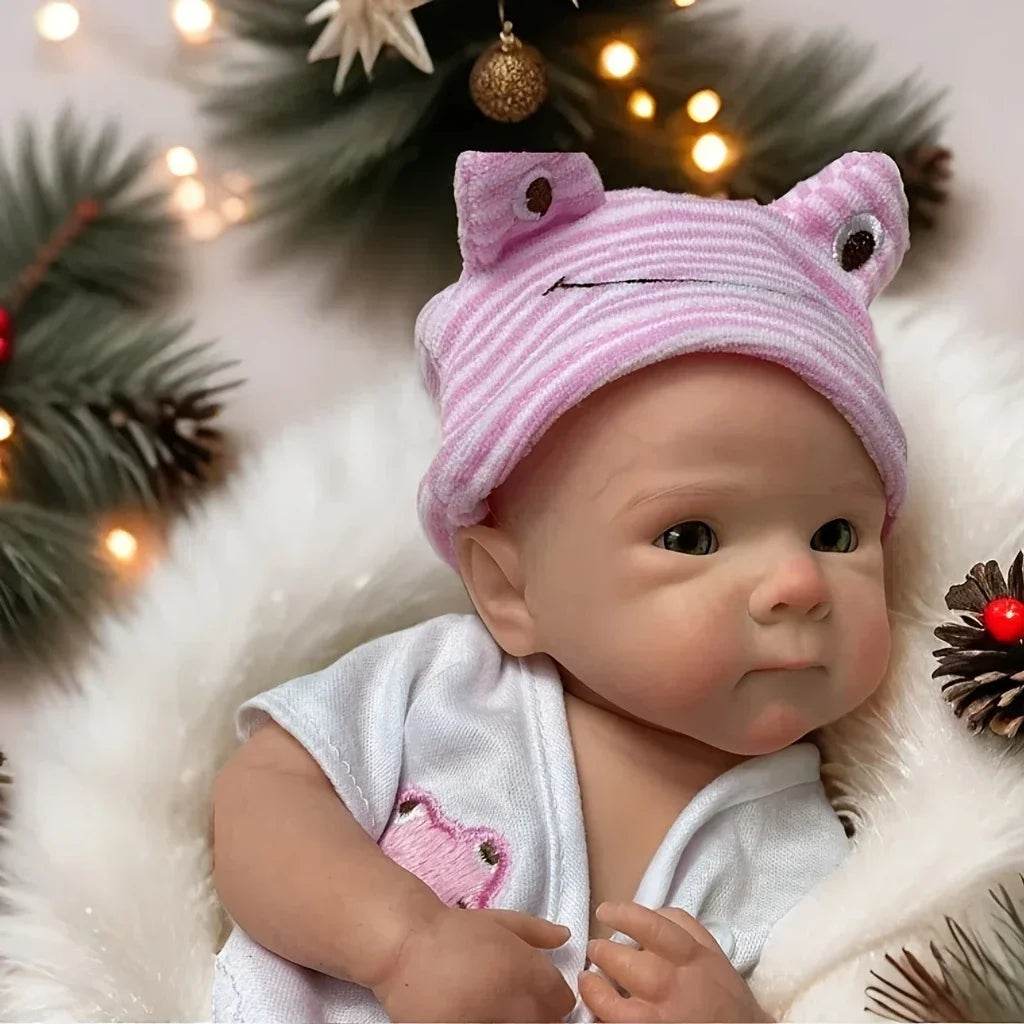 Premium Silicone Reborn Doll Open Mouth For Collectors - ToylandEU