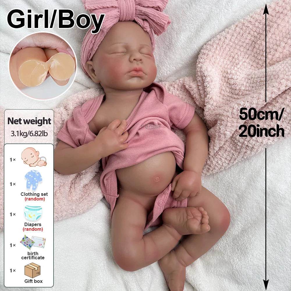 Premium Silicone Reborn Doll Visible Veins For Collectors - ToylandEU