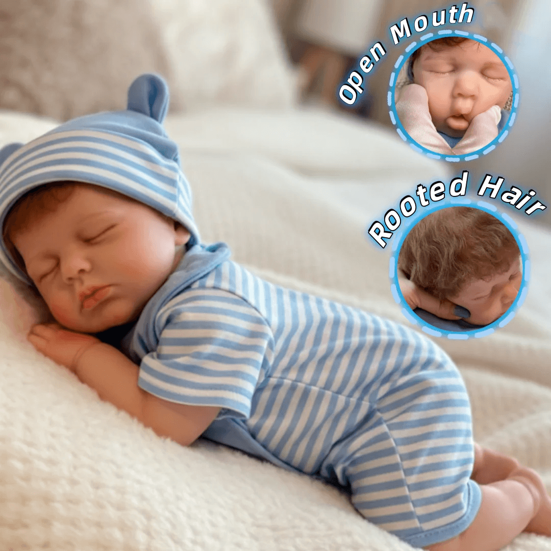Premium Silicone Reborn Doll With Rooted Hair For Collectors - ToylandEU