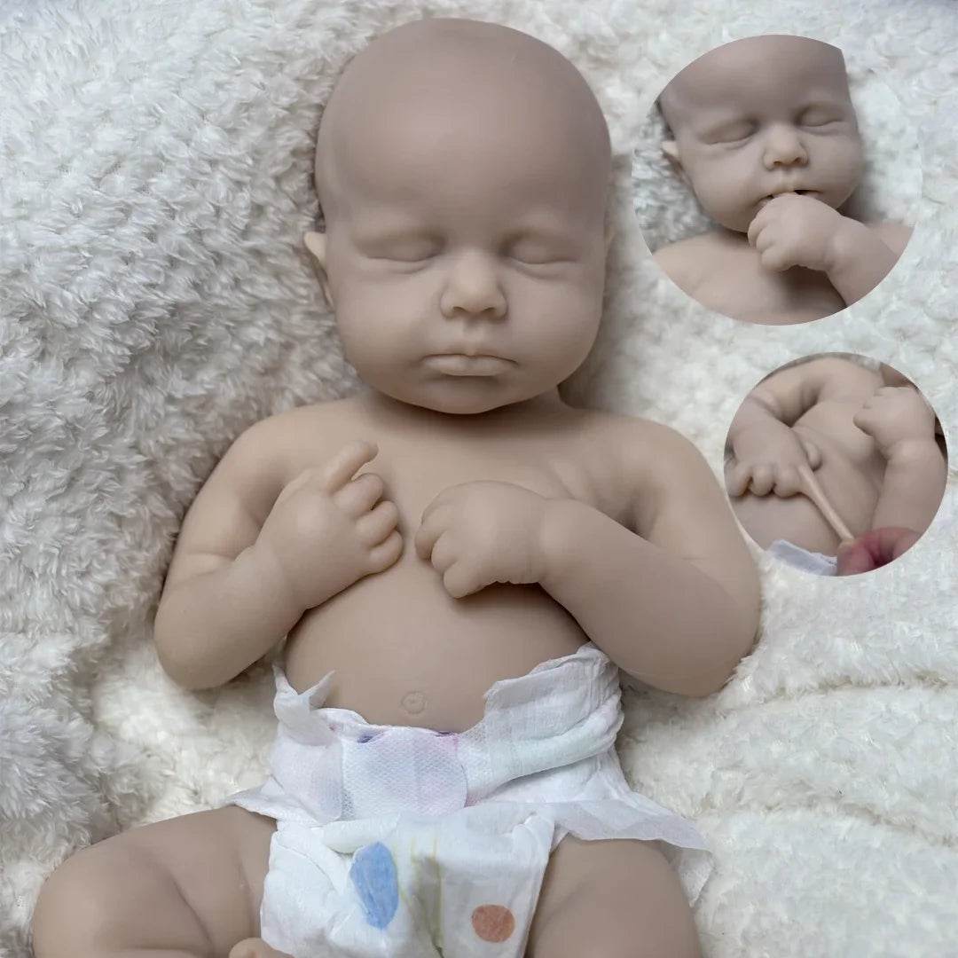 Premium Silicone Reborn Doll With Rooted Hair For Collectors - ToylandEU