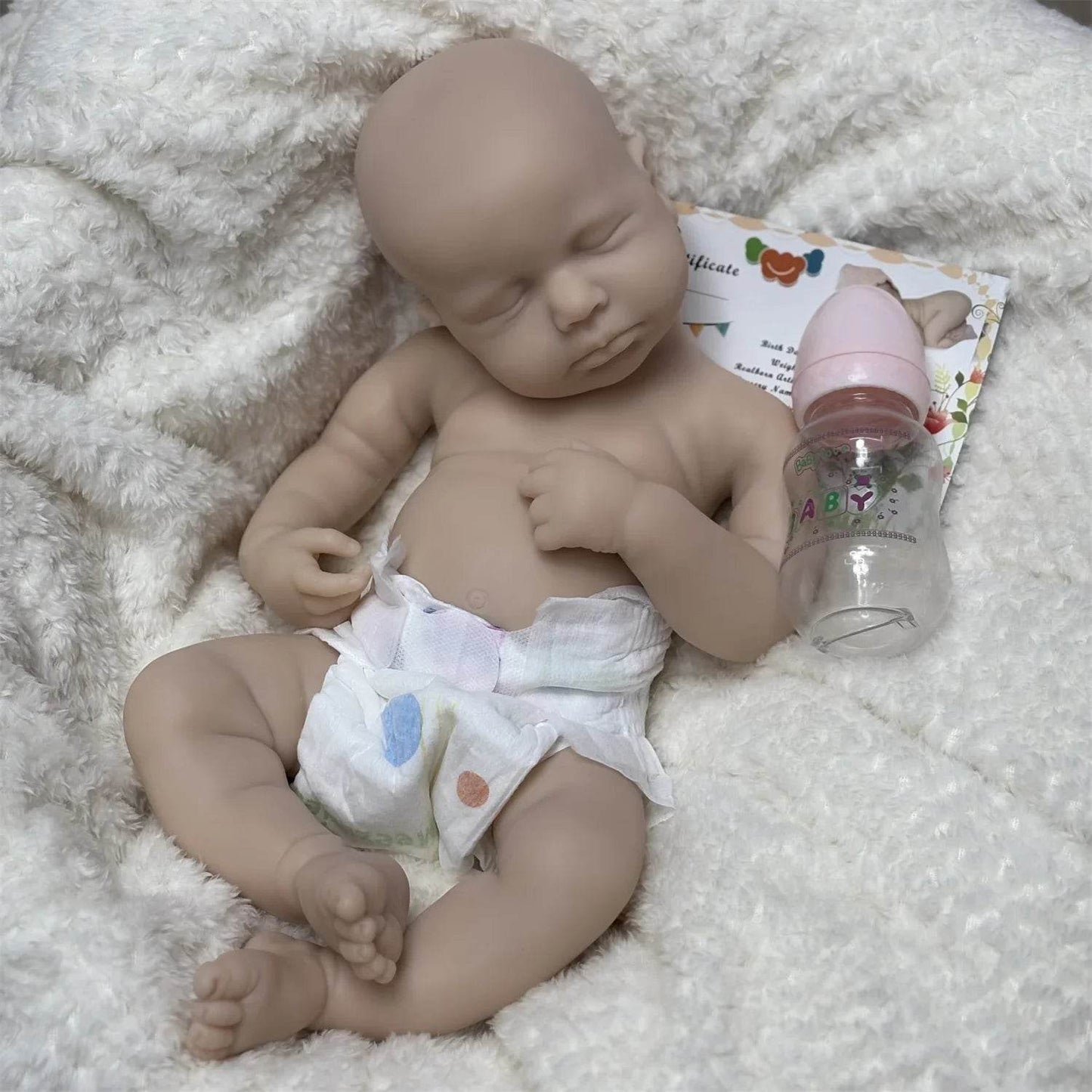Premium Silicone Reborn Doll With Rooted Hair For Collectors - ToylandEU